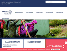 Tablet Screenshot of lappi.partio.fi
